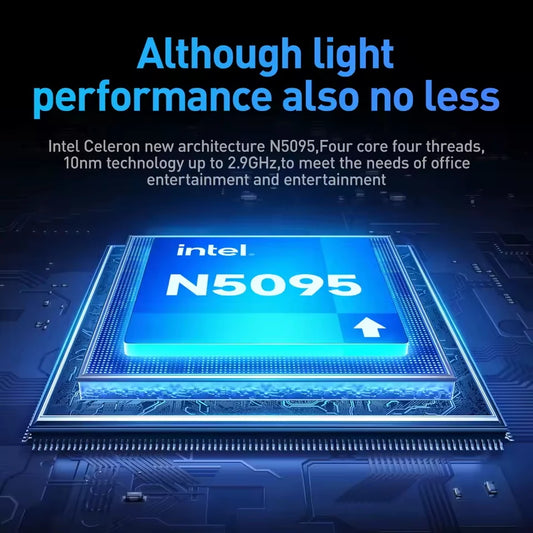15.6 inch Laptop Computer Intel Celeron N5095 Notebook PC Gamer 16GB DDR4 1TB SSD Office Study PC Windows 11 Pro 1080P Laptops