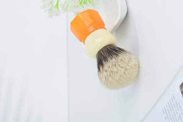 YAQI Ever-Helpful Two Band Badger Hair Mens Wet Shaving Brush Facial Beard Cleaning Shave Tool