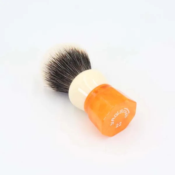 YAQI Ever-Helpful Two Band Badger Hair Mens Wet Shaving Brush Facial Beard Cleaning Shave Tool