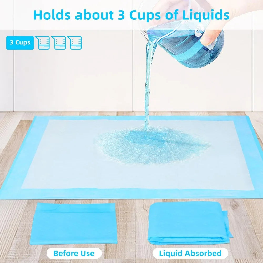 13" X 18" 200 Pcs Premium Disposable Training Pads, Pee Pads, Training Pads, Disposable Puppy Pee Pads, Quick Absorb and Odor