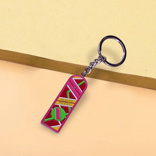 Back to the Future Marty McFly Suspended Keychain Fun Accessories for Sci-Fi Movie Fans