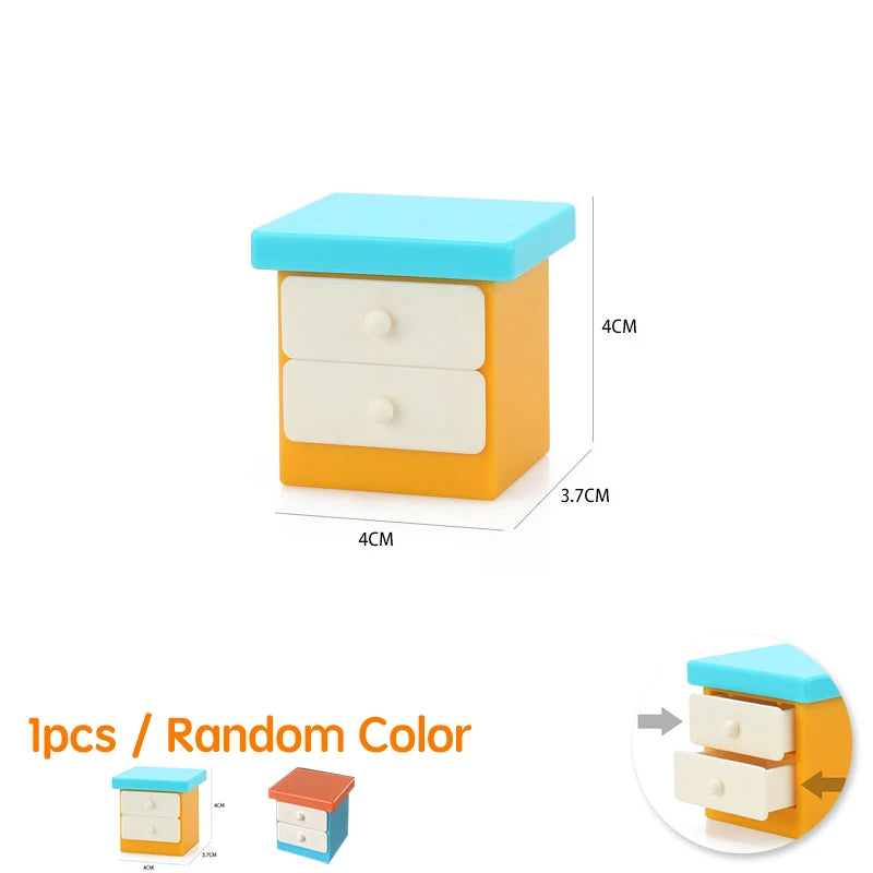 Children's Big Building Blocks Home Appliances Air Conditioner Refrigerator Accessories Household Compatible with Duploed Toys