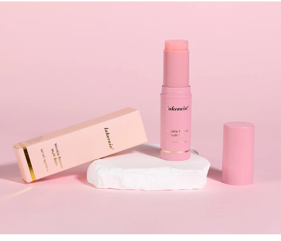 Wrinkle Bounce Multi Balm Facial Moisturizer Hydrating Lip Balm Eye Cream Neck Cream Makeup Base & Face Mist Moisture Balm Stick