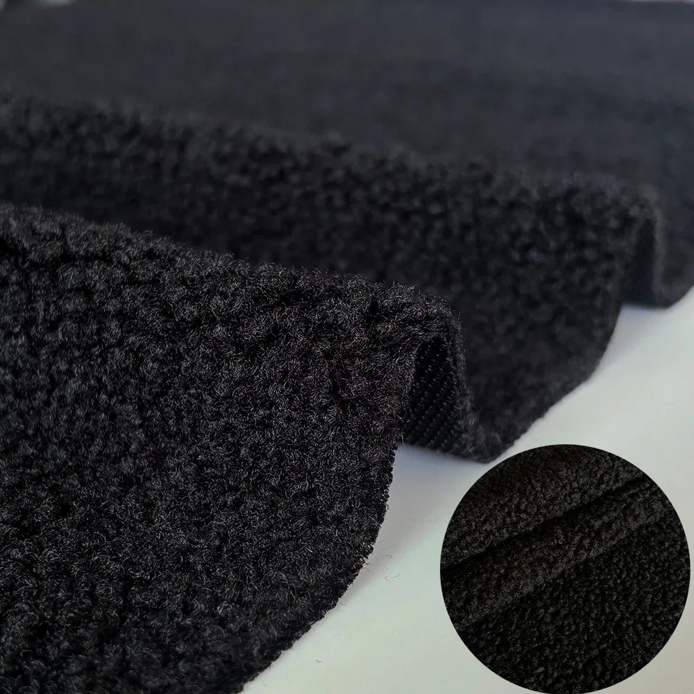 160cmx100cm Thicken Warmth Faux Lamb Wool Fabric Coral Fleece Plush Doll Slight Elasticity Sewing Lining Coat Apparels Accessory
