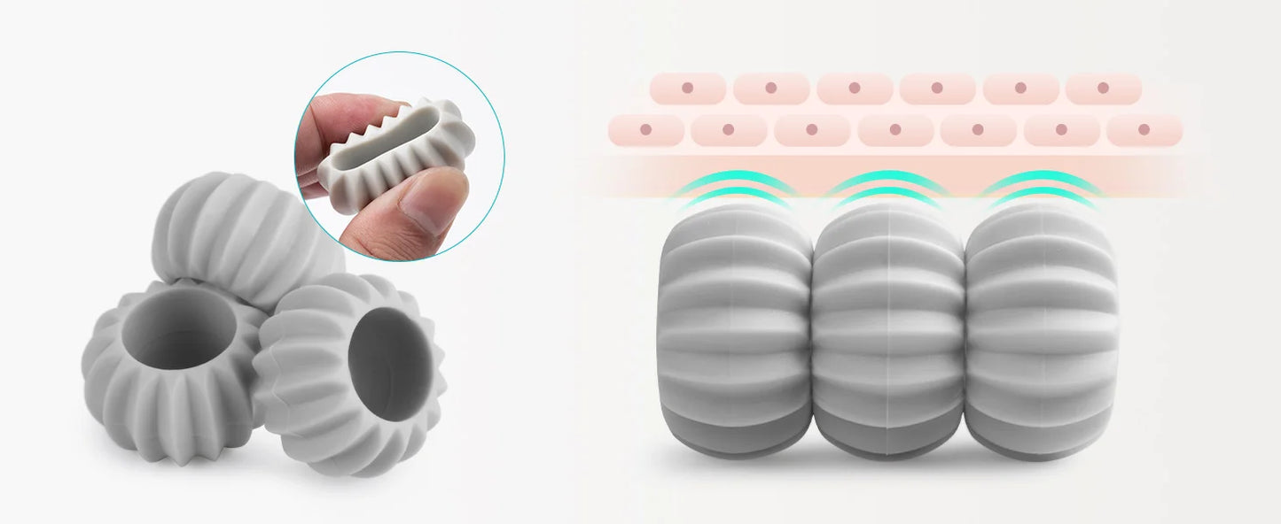 Handheld Neck Massager Trigger Point 6 Balls Roller Massager for Relieve Neck Shoulder Muscle Soreness & Tension Headache