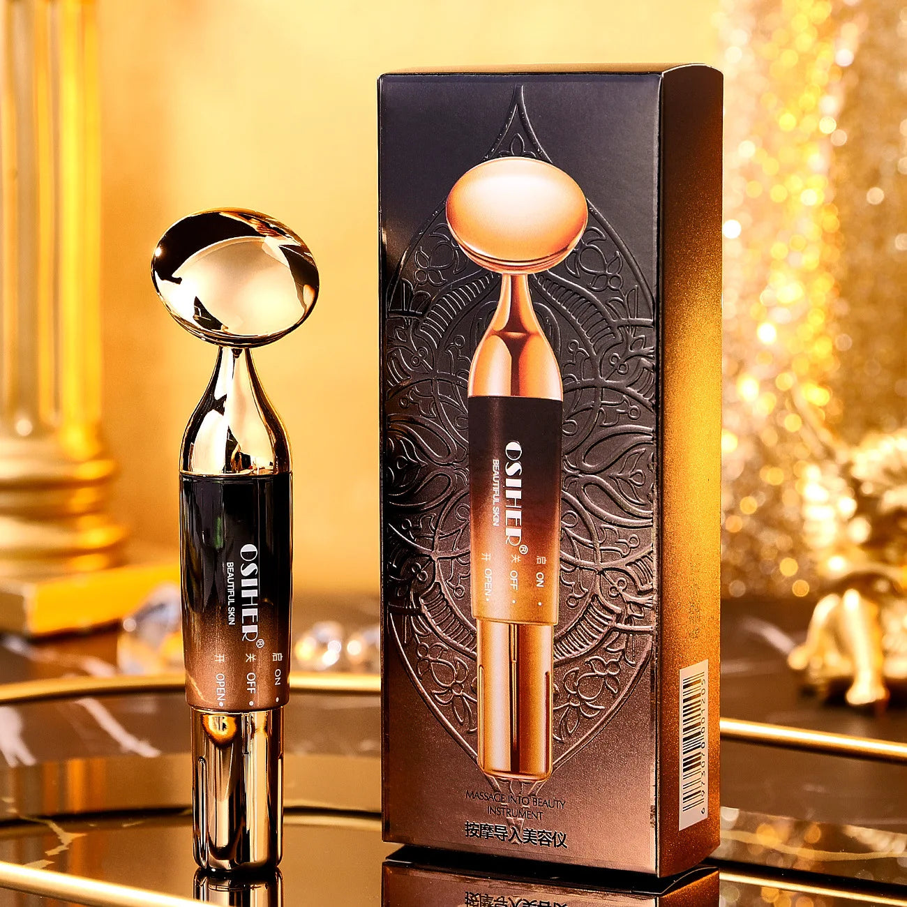 HF Facial Machine All-round Face Massager Neck Facial Eye Lifting Massage Microcurrent Skin Rejuvenation Anti Wrinkle Skin Care
