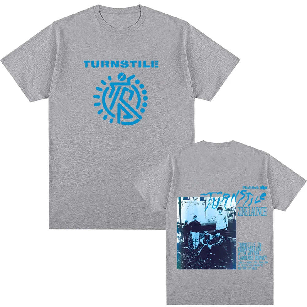 TURNSTILE Tshirts Tour 2025 New Graphic Print T-shirts Men Women Fashion Casual Rock Streetwear Cotton Short Sleeve High Quality