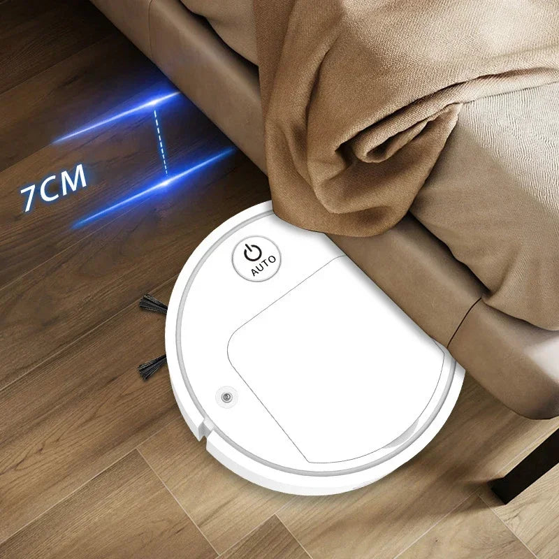 2025 4-in-1 Smart Home Appliance: Air Purifier, Mist Humidifier, Vacuum Cleaner & Robotic Sweeper, Enhance Home Air Quality, Eff