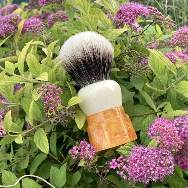 YAQI Ever-Helpful Two Band Badger Hair Mens Wet Shaving Brush Facial Beard Cleaning Shave Tool