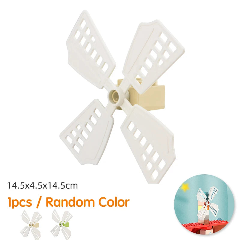 Children's Big Building Blocks Home Appliances Air Conditioner Refrigerator Accessories Household Compatible with Duploed Toys