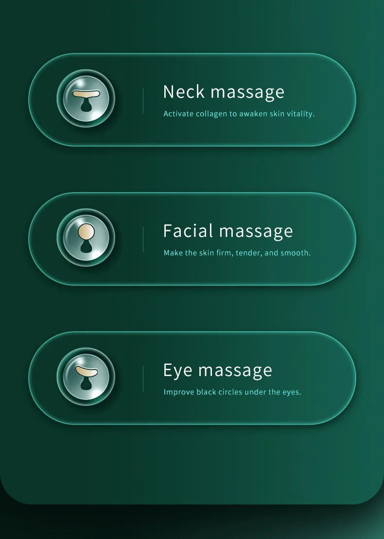 HF Facial Machine All-round Face Massager Neck Facial Eye Lifting Massage Microcurrent Skin Rejuvenation Anti Wrinkle Skin Care