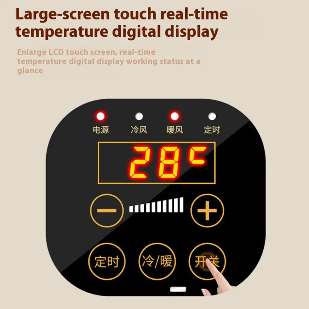 Home Air Conditioner For Bedroom 2000W Air Conditioners For Wall With Remote Control Winter Warmer Temperature Adjustable