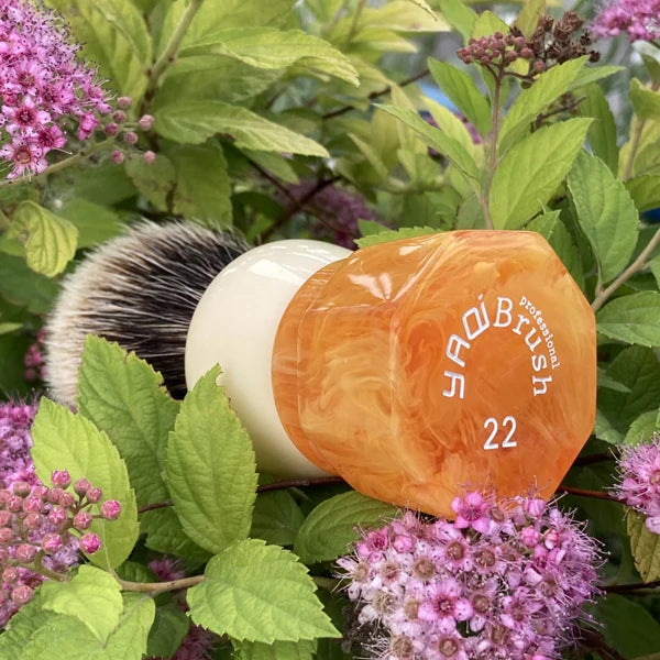 YAQI Ever-Helpful Two Band Badger Hair Mens Wet Shaving Brush Facial Beard Cleaning Shave Tool