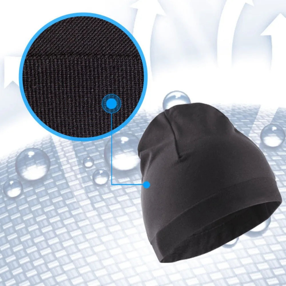 Skullcaps Winter Running Hats Comfortable Solid Color Windproof Sport Cap Running Winter Quick Drying Soft Sport Bonnet Fishing