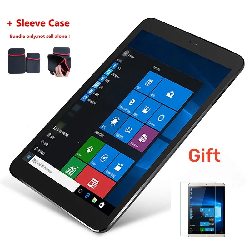 8GB RAM 128GB ROM 8 INCH 64 Bit AR3 Windows 10 Tablet PC 1280*800 Pixel Quad Core build in 4000mAh Battery Dual Camera