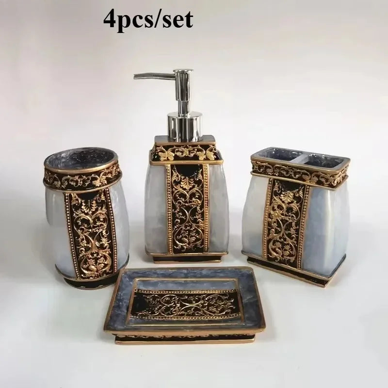 Bathroom Decoration Accessories for Bathroom Toothbrush Case Bathroom Accessories Resin Shower Toilet Accessories