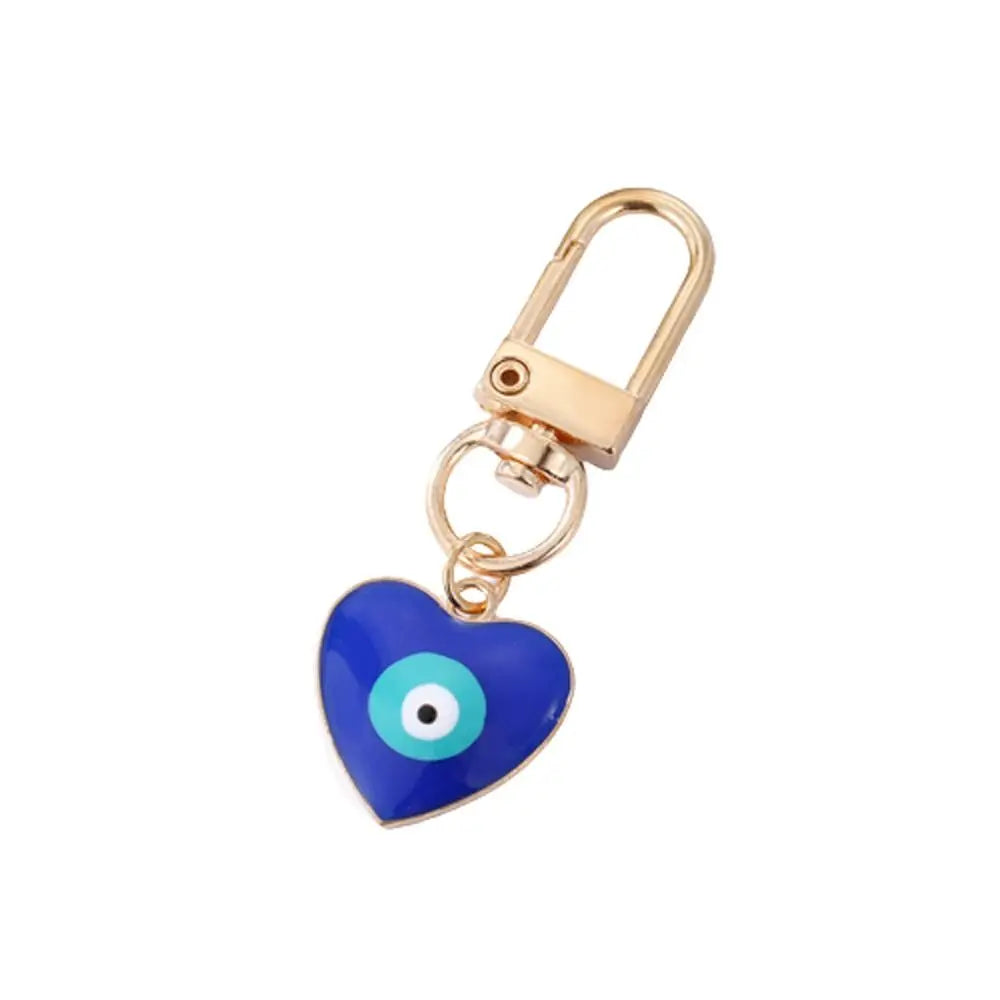 Car Accessories DIY Trinkets Ornaments Key Ring Holder Evil Eye Keychain Blue Eye Key Chain Hamsa Hand Keyring Car Keyring