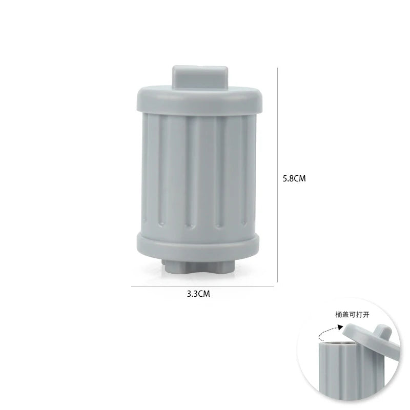 Children's Big Building Blocks Home Appliances Air Conditioner Refrigerator Accessories Household Compatible with Duploed Toys