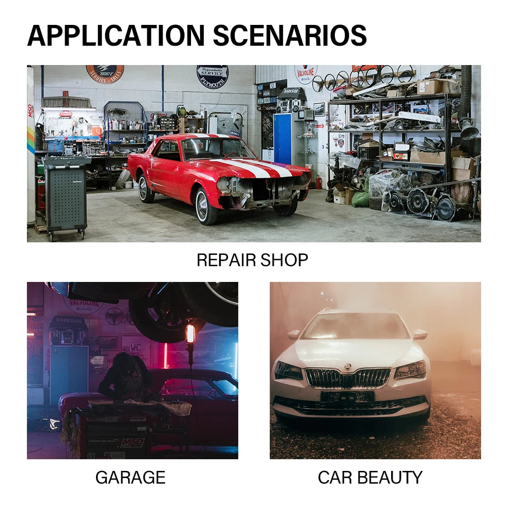 Trolley Wheels Car Beauty Workshop Garage Rolling Cart Auto Repair Tool Machine Detailing Mechanics Tool Trolley
