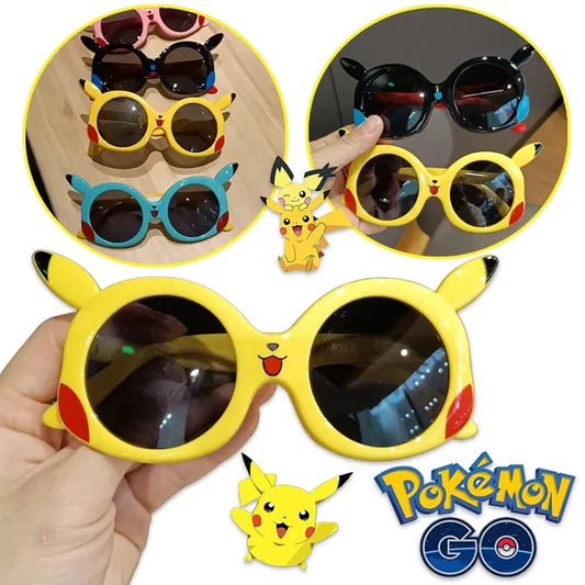 Pokemon Anime Eripherals Accessories Pikachu Sunglasses Cartoon Decoration Glasses for Travel Out Cosplay Toys Gifts