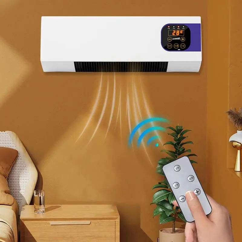 Home Air Conditioner For Bedroom 2000W Air Conditioners For Wall With Remote Control Winter Warmer Temperature Adjustable