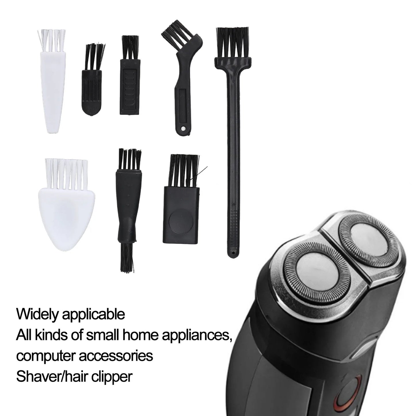 8Pcs Electric Shaver Cleaning Brush Cleaner Brush Set For Home Appliances Computer Accessories