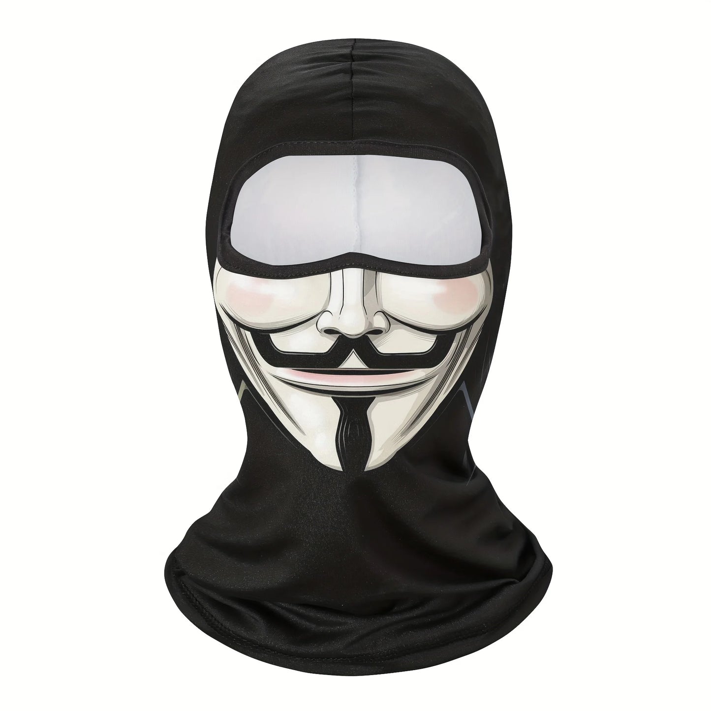 1pc Face Mask Clown Ghost Skull Mask, Breathable Windproof, UV Sun Dust Protective Full Face Cover For Summer Sprin