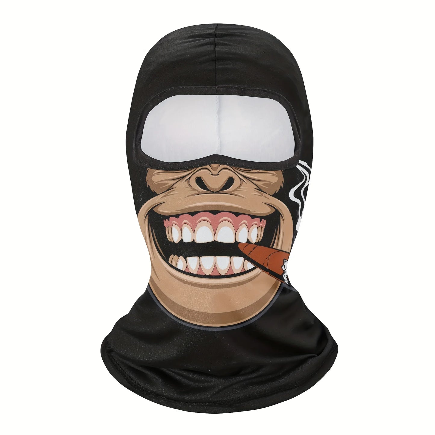 1pc Face Mask Clown Ghost Skull Mask, Breathable Windproof, UV Sun Dust Protective Full Face Cover For Summer Sprin
