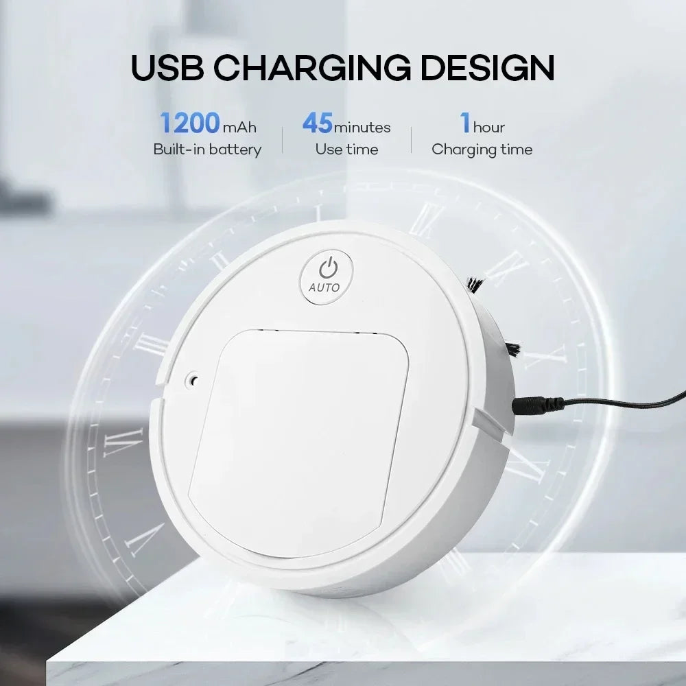 2025 4-in-1 Smart Home Appliance: Air Purifier, Mist Humidifier, Vacuum Cleaner & Robotic Sweeper, Enhance Home Air Quality, Eff