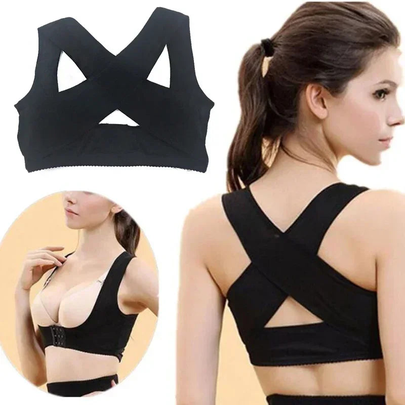 1PC Adjustable Women Back Chest Support Belt Back Posture Corrector Orthotics Posture Correction Brace Rectify Corset Bone Care