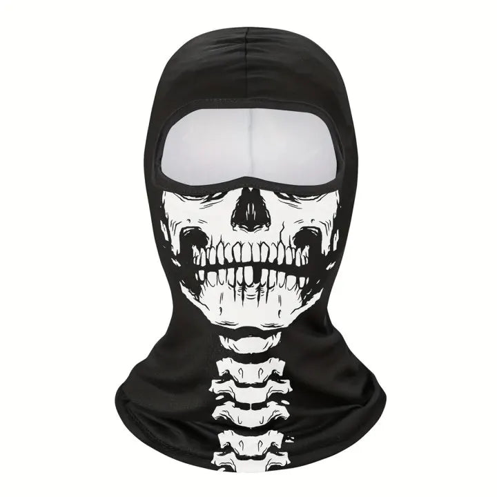 1pc Face Mask Clown Ghost Skull Mask, Breathable Windproof, UV Sun Dust Protective Full Face Cover For Summer Sprin