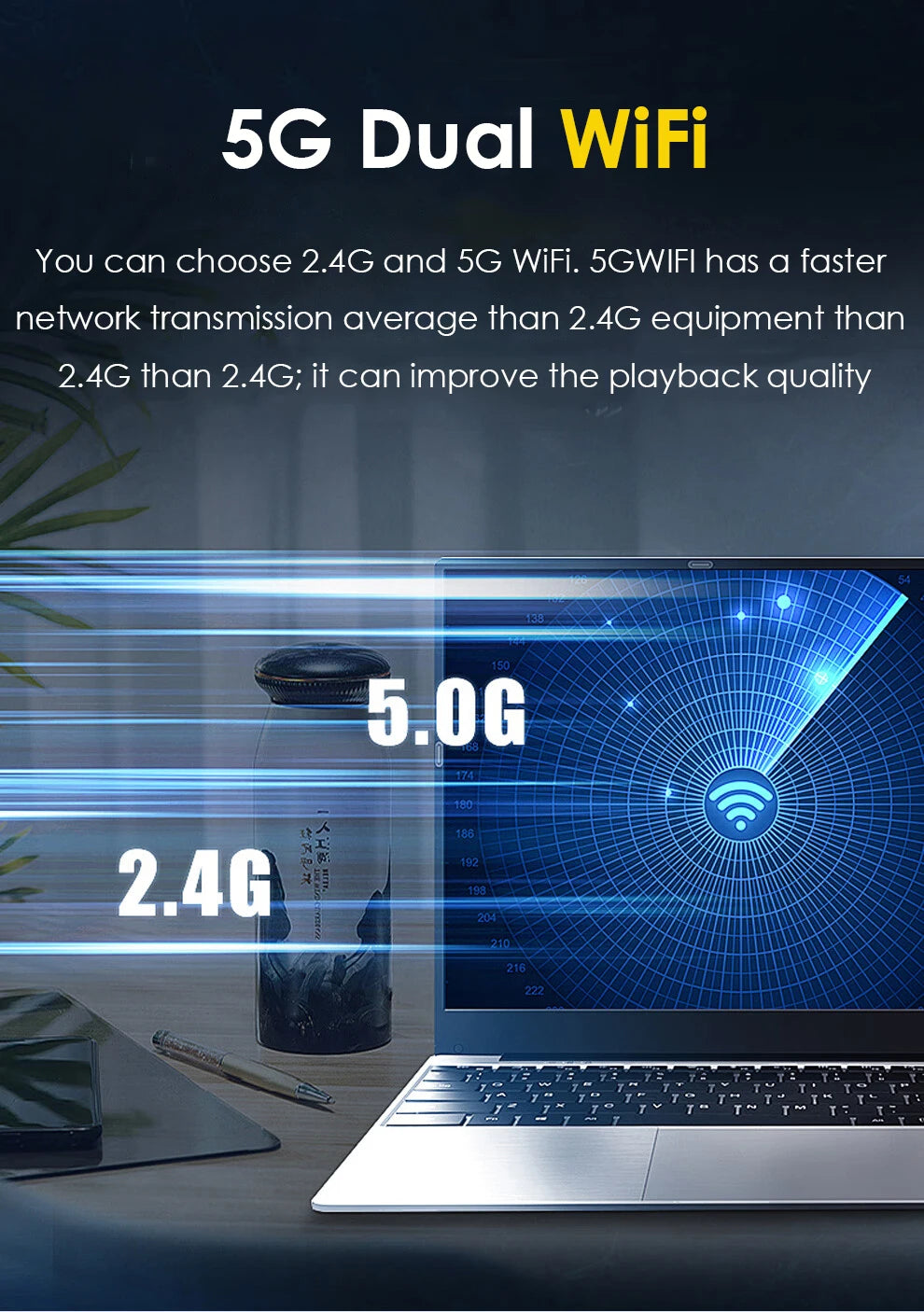 2025 Laptop Computer Windows 11 Pro Intel Core i9 8950HK Gaming Laptop 16GB RAM 1TB 2TB SSD 14.1 inch Portable Business Notebook