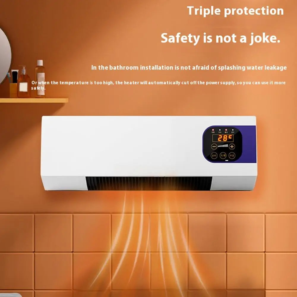Home Air Conditioner For Bedroom 2000W Air Conditioners For Wall With Remote Control Winter Warmer Temperature Adjustable
