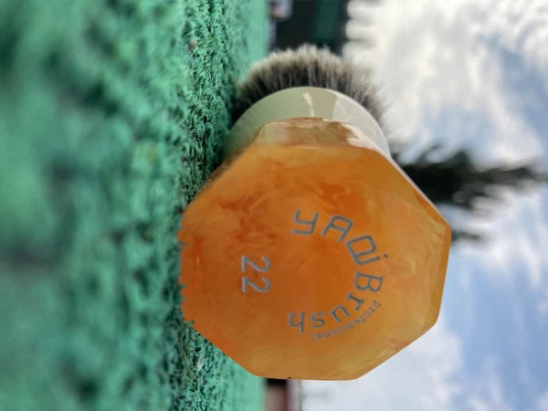YAQI Ever-Helpful Two Band Badger Hair Mens Wet Shaving Brush Facial Beard Cleaning Shave Tool