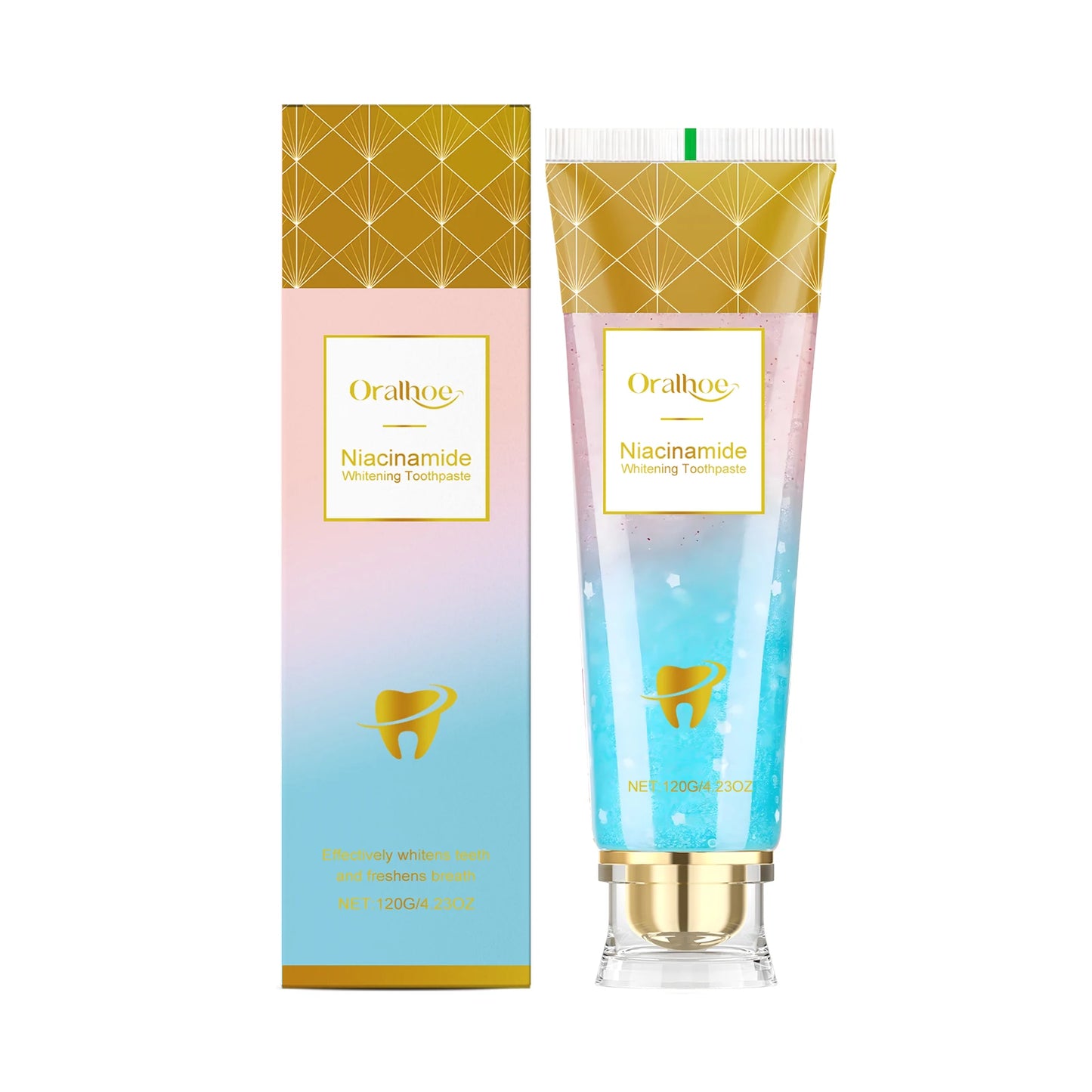 Niacinamide Whitening Toothpaste Remove Yellow Teeth Smoke Stains Improve Oral Smell Breath Fresh Tooth Bleaching Care Product