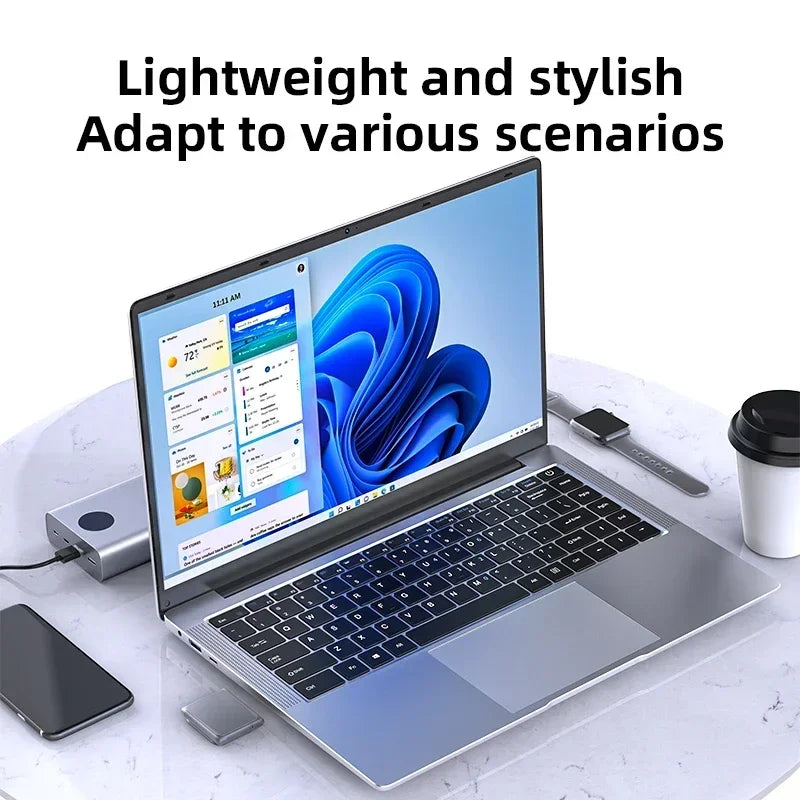 14.1 inch Laptop Computer Portable Windows 11 Intel Core i7-7500U Notebook 12GB RAM 1TB 2TB SSD Office Study Laptops