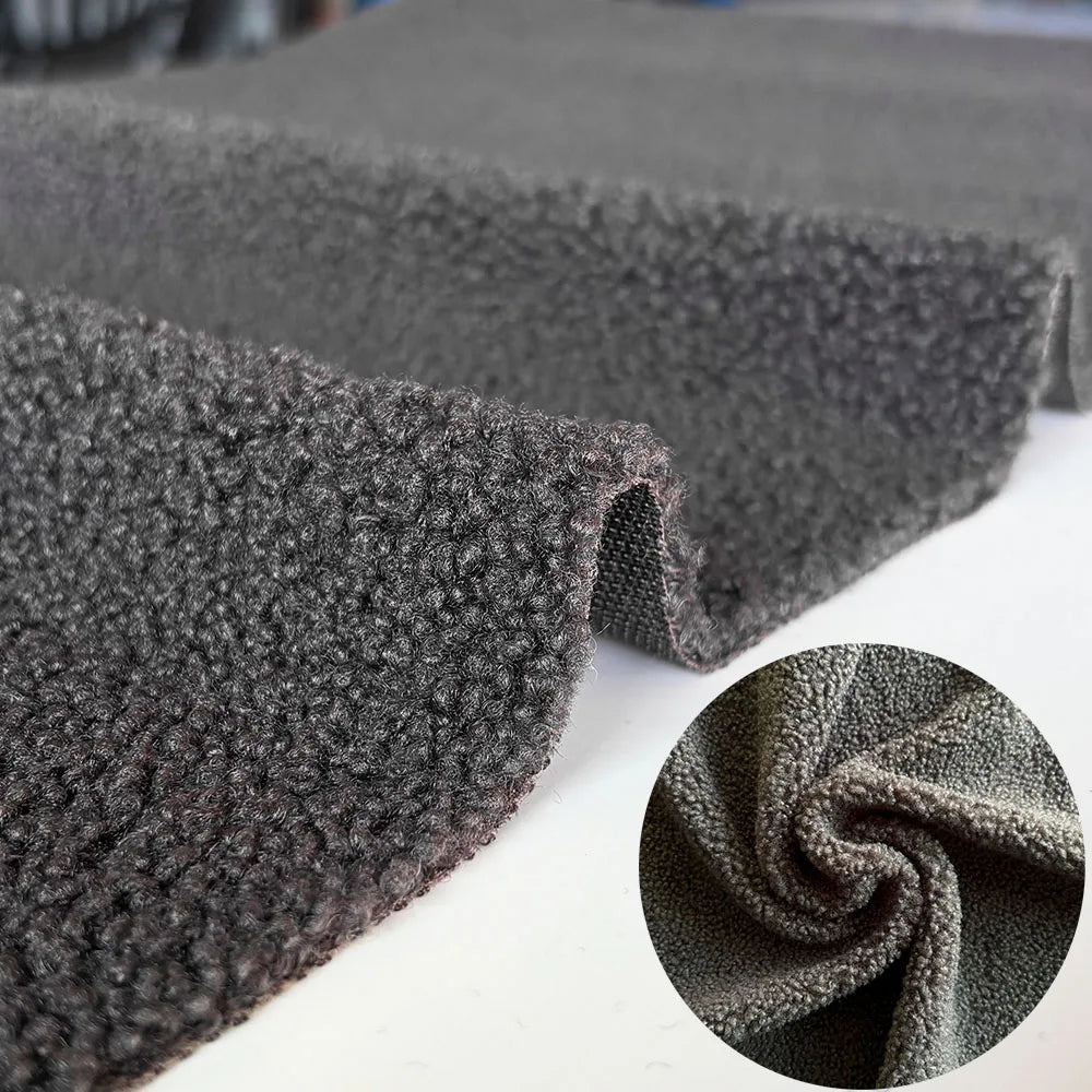 160cmx100cm Thicken Warmth Faux Lamb Wool Fabric Coral Fleece Plush Doll Slight Elasticity Sewing Lining Coat Apparels Accessory