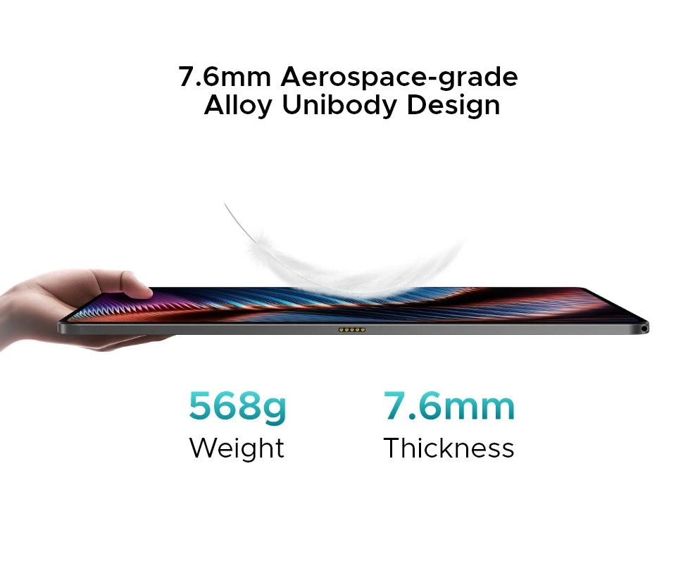 DOOGEE T40 Pro Tablet 12 20GB(8 + 12) 512GB Android 14 Helio G99 6nm 10800mAh 18W Charge Quad Speaker 7.6mm ultra-thin
