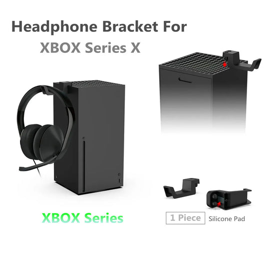 XboxSeriesX Accessories Headphone Stand Holder Hanger for XBOX Series X Game Headset Hook For Xboxseries X Storage Bracket