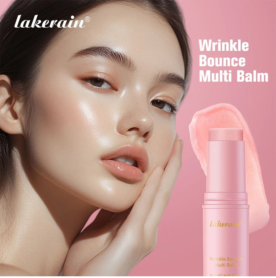Wrinkle Bounce Multi Balm Facial Moisturizer Hydrating Lip Balm Eye Cream Neck Cream Makeup Base & Face Mist Moisture Balm Stick