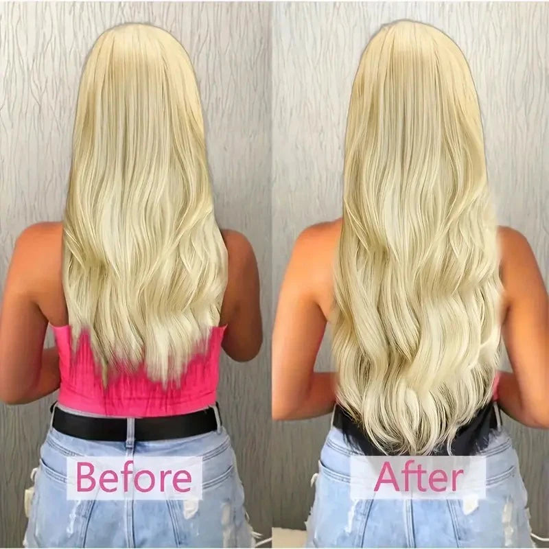 50G/set 20Pcs Tape in Hair Extensions Human Hair Straight 613# Invisible PU Skin Weft Hair Extensions for Women 18inch 22inch