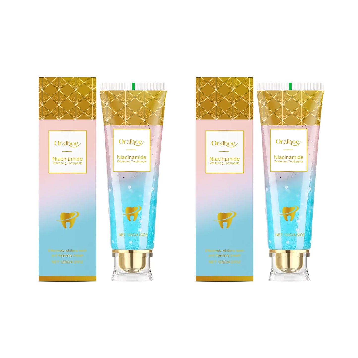 Niacinamide Whitening Toothpaste Remove Yellow Teeth Smoke Stains Improve Oral Smell Breath Fresh Tooth Bleaching Care Product