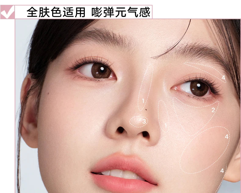 Judydoll Contouring Makeup Bronzer Face Palette Matte Highlighter Brighten Facial Powder Blusher Illuminator Powder Shadow