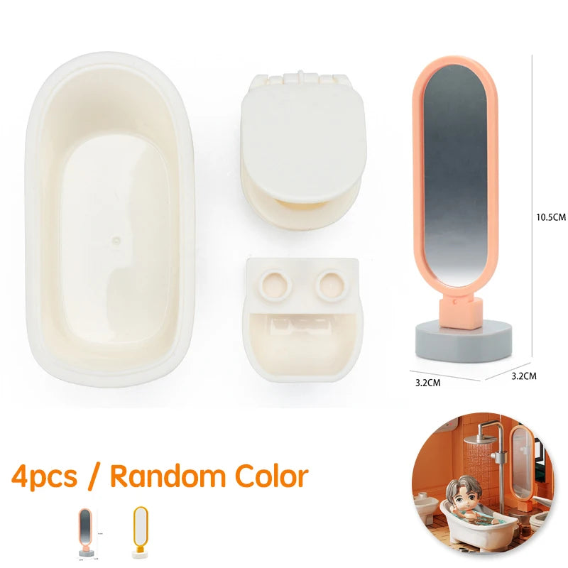 Children's Big Building Blocks Home Appliances Air Conditioner Refrigerator Accessories Household Compatible with Duploed Toys