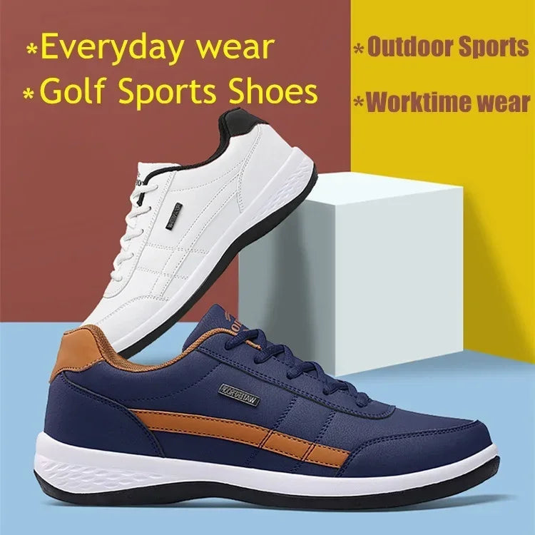 2024 New Golf Shoes Light Men's Casual Sports Shoes Breathable Waterproof Anti-slip Shoes Outdoor Men's Size 38-48