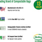 (USA), the Original Compostable Bag, 13 Gallon, 48 Total Count, 100% Certified Compostable Kitchen Food Scrap Bags, Kitchen Compost Trash Bin Compatible