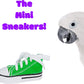 6 Mini Sneakers Colorful Cotton Shredding Parrot Parrotlet Budgie Finch Cockatoo