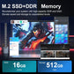 15.6" HD Windows 11 Pro IPS Laptop Computer Intel Celeron N4000 Notebook PC Fingerprint Unlock 16GB DDR4 1TB SSD Gaming Laptop