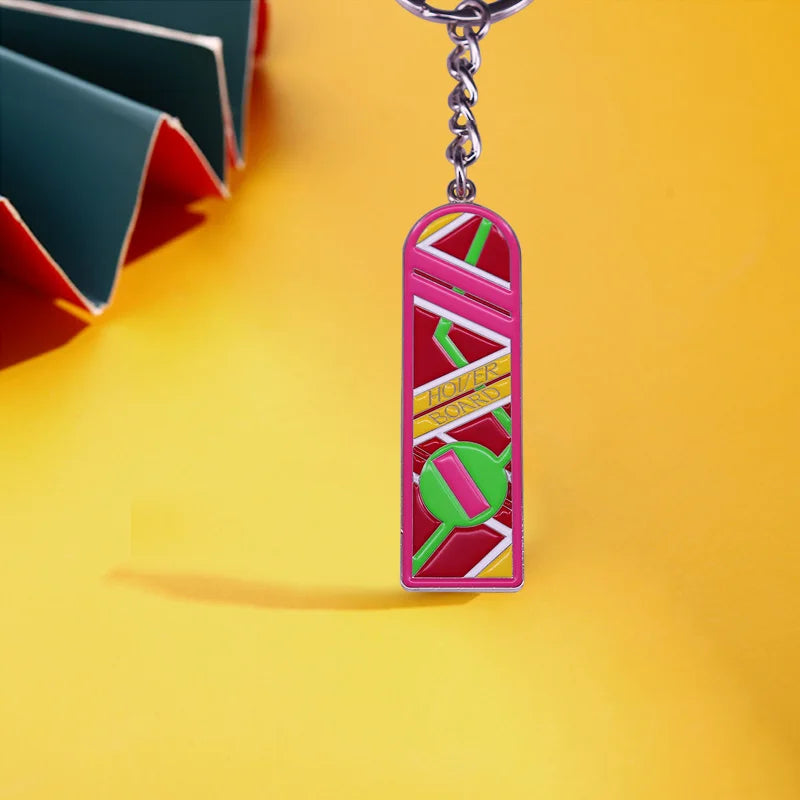 Back to the Future Marty McFly Suspended Keychain Fun Accessories for Sci-Fi Movie Fans
