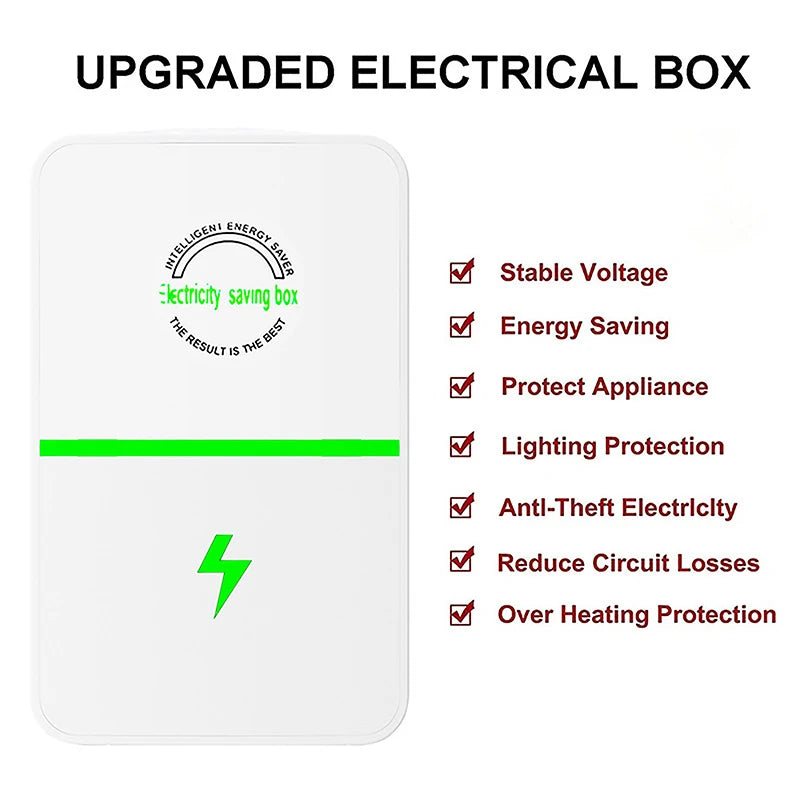 Electricity Energy Saver Home Power Electrical Appliances Save Box For Household Office Market Electric Accessory Power Saver
